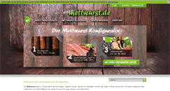 Desktop Screenshot of meine-mettwurst.de